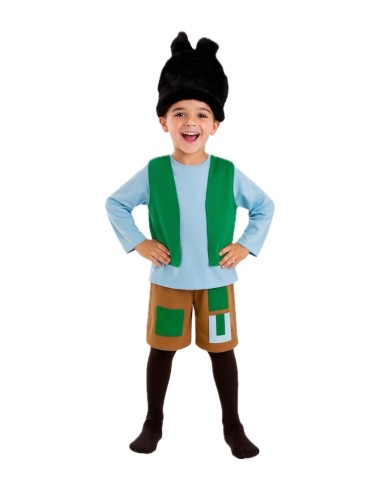 Fantasia de Troll para Criança - de alta qualidade, ideal para carnaval, festas temáticas e eventos especiais.